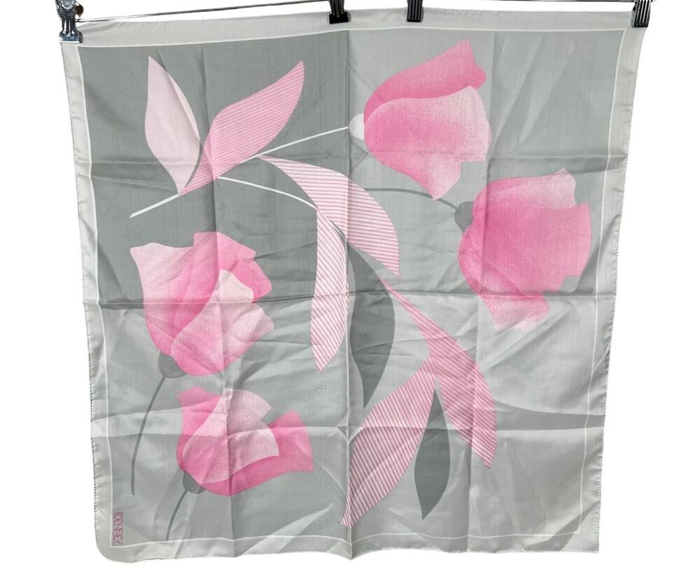 Frances Denney Polyester Made In Italy Floral Scarf